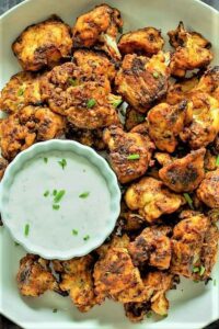 Vegan Nashville Hot Cauliflower Bites