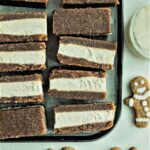 Gingerbread cookie dough ice-cream sandwiches