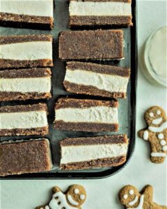 Gingerbread cookie dough ice-cream sandwiches