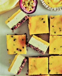 Mango Lemon Cheesecake Bars