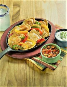 Peri-peri-Pierogie-sizzlers