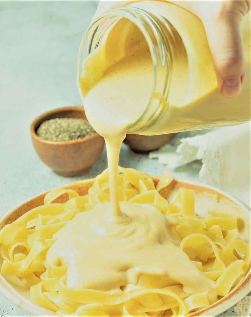 1. Best Homemade Vegan Cheese Sauce Gluten-free (with cashews)