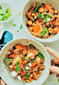 Kimchi-Fried-Rice-vegetables-stir-fry-korean-rice