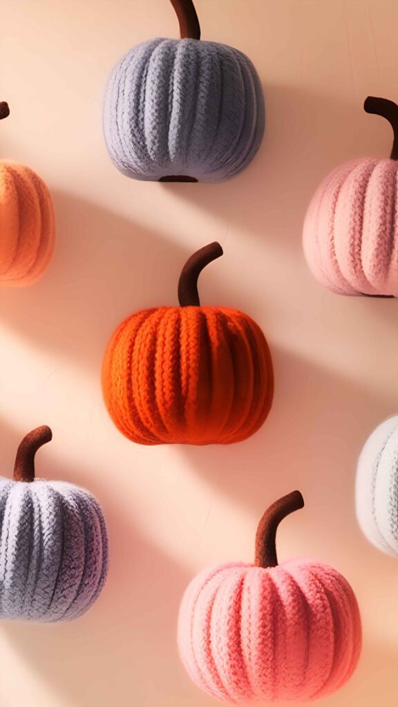 Cute Halloween wallpaper HD - Colorful Pumpkins Halloween