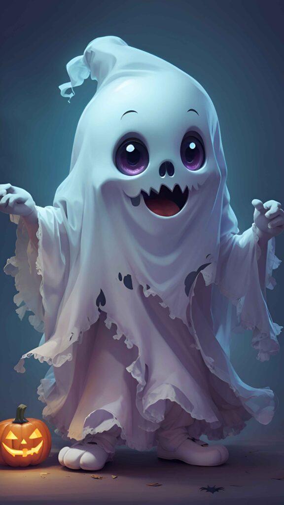 Halloween HD wallpaper IPhone -Boo Ghost Wallpaper Halloween