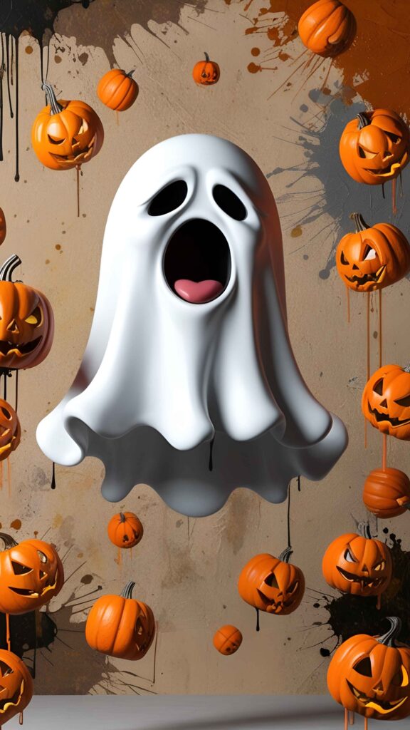 Halloween wallpaper Scary - Halloween Boo Ghost Wallpaper